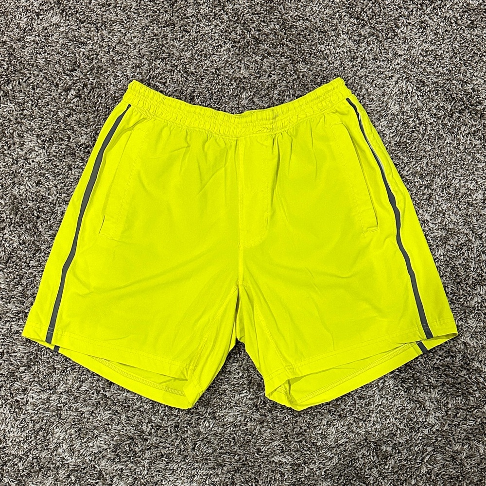 Men's Yellow Lululemon Shorts